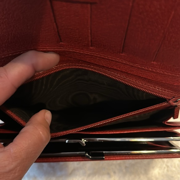 Gucci Burnt Orange Canvas Wallet - Picture 9 of 12